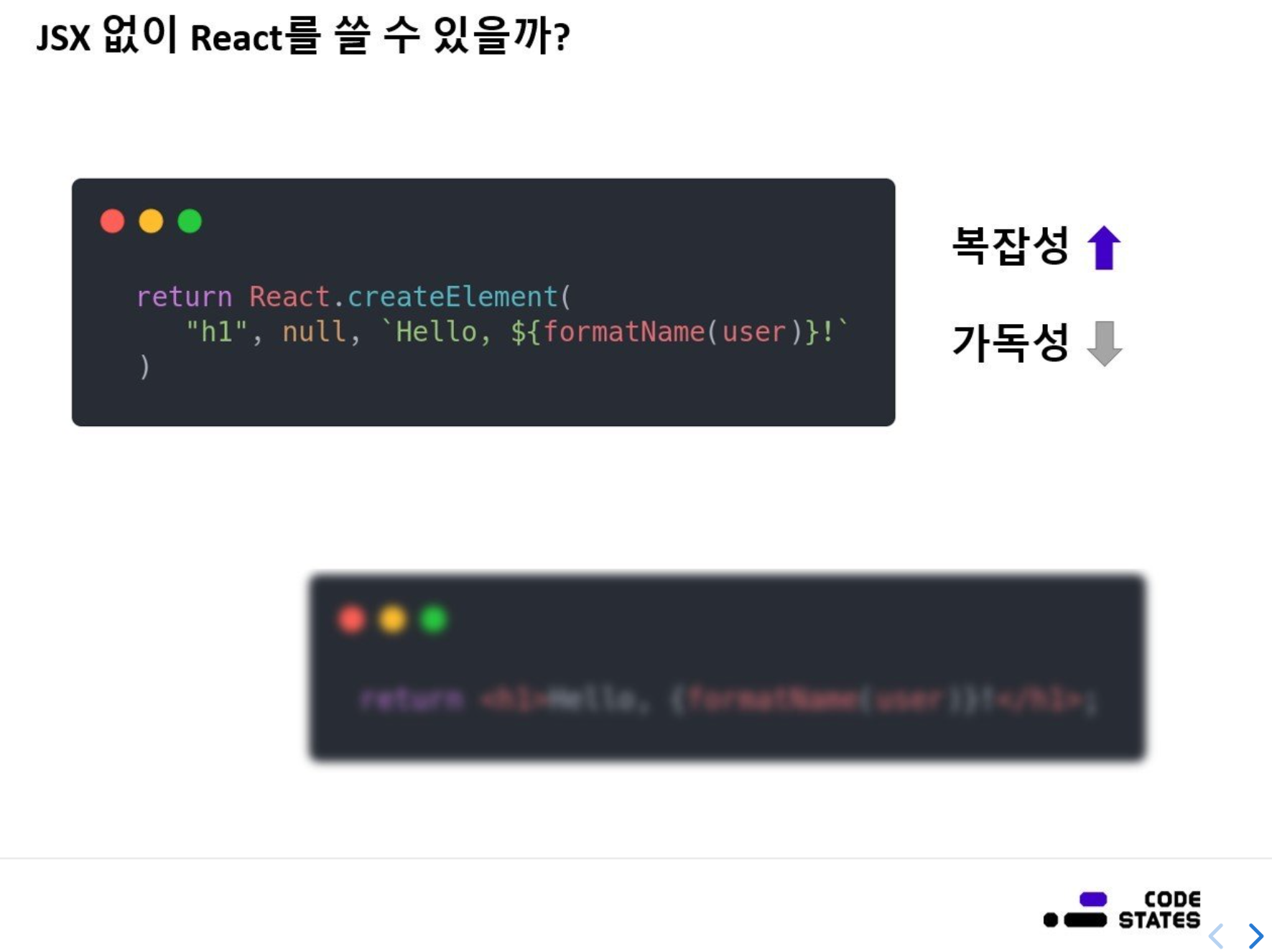 JSX 없이 React를 쓸 수 있을까?